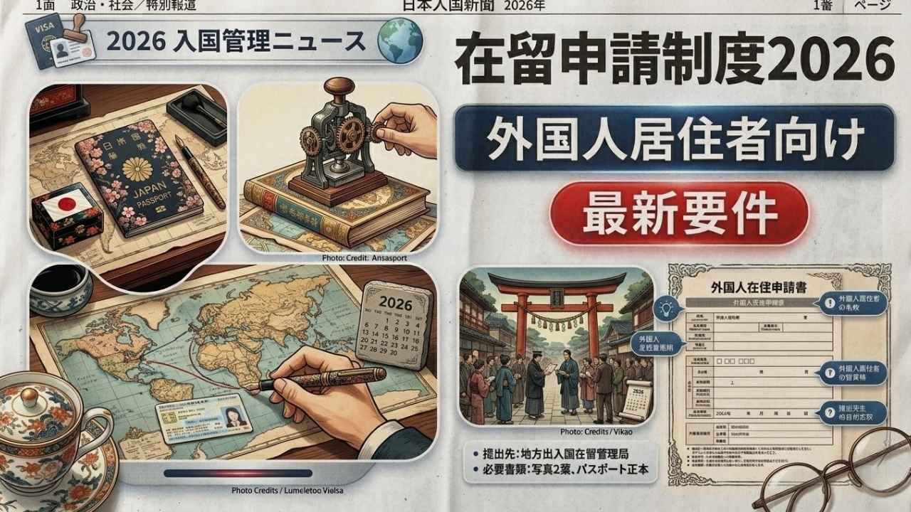 2026年在留申請制度の最新変更点まとめ｜外国人向け要件と手続き解説